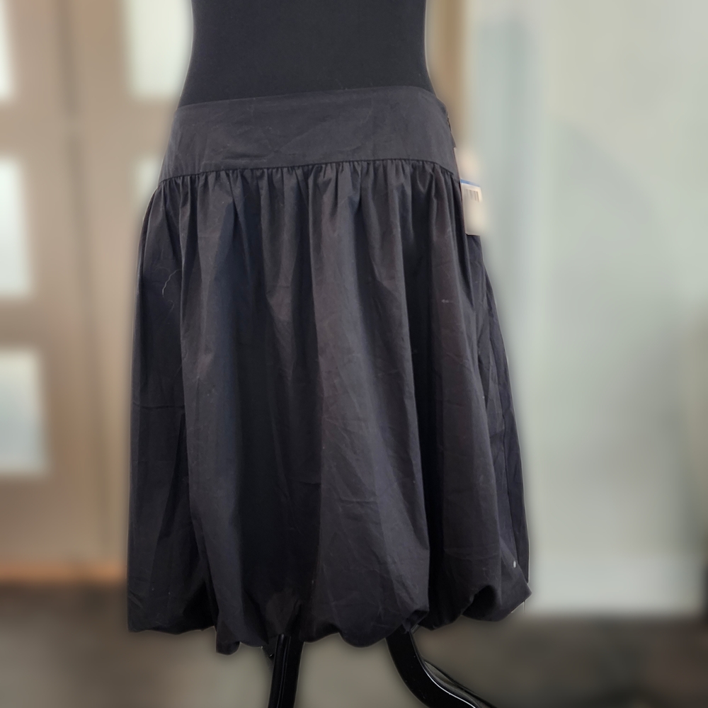 Nanette Lepore Black A-Line Skirt